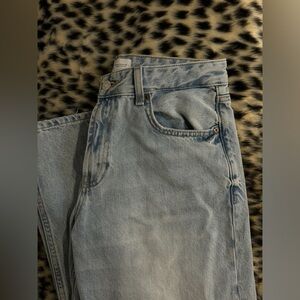 Zara boot cut light wash denim jeans